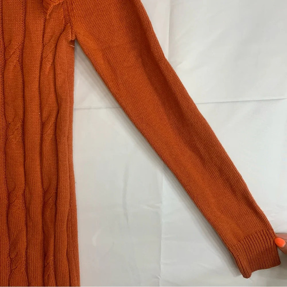 NWoT Bar III Cable Knit Ruffle Sweater Dress, size XS - Picture 6 of 11